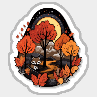 Fall Season Sticker